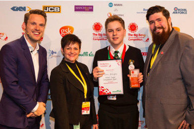 Big Bang Competition: James Millington wins Air Products ‘Protecting the Environment’ Award