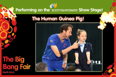 Big Bang North West: Tom Warrender – The Human Guinea Pig!