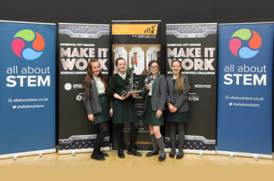 Liverpool City Region Make It Work Robotics Challenge: Sefton Heat – Greenbank High School WIN!