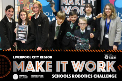 LCR Make It Work Schools Robotics Challenge: Wirral Heat – BHSA & Mosslands WIN!