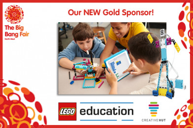 Big Bang North West 2019: Our New Gold Sponsor – LEGO Education & Creative HUT!