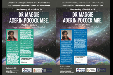 International Women’s Day Lecture: Space Scientist – Dr Maggie Aderin-Pocock MBE