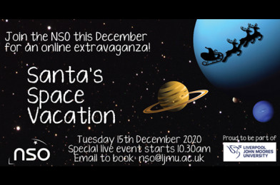 NSO Primary Online Event: Santa’s Space Vacation!