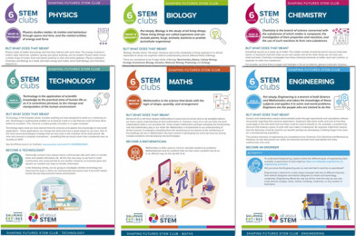 NEW! Shaping Futures – 6 Week STEM Club Resources
