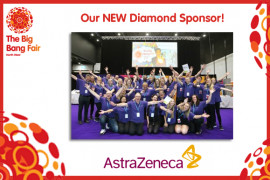 Big Bang North West 2019: Our NEW Diamond Sponsor – AstraZeneca!