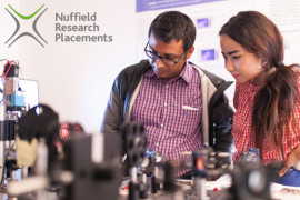 Year 12 Nuffield Research Placements – Experience, Skills & Confidence