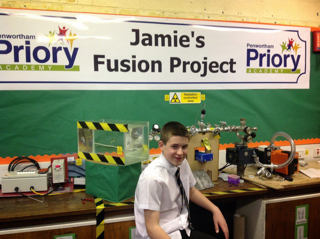 Big Bang North West: Jamie Edwards Record Breaking Nuclear Fusion at 13