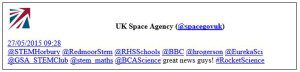 space agency tweet