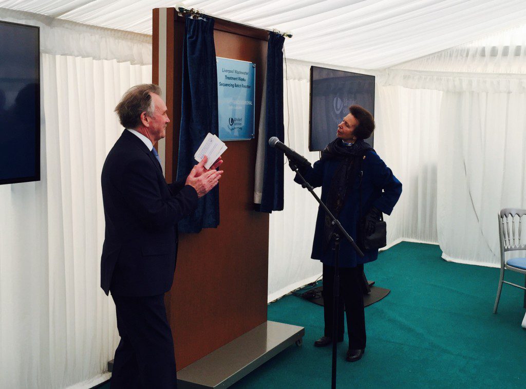 HRH Princess Royal opens Liverpool Wastewater Treatment Works