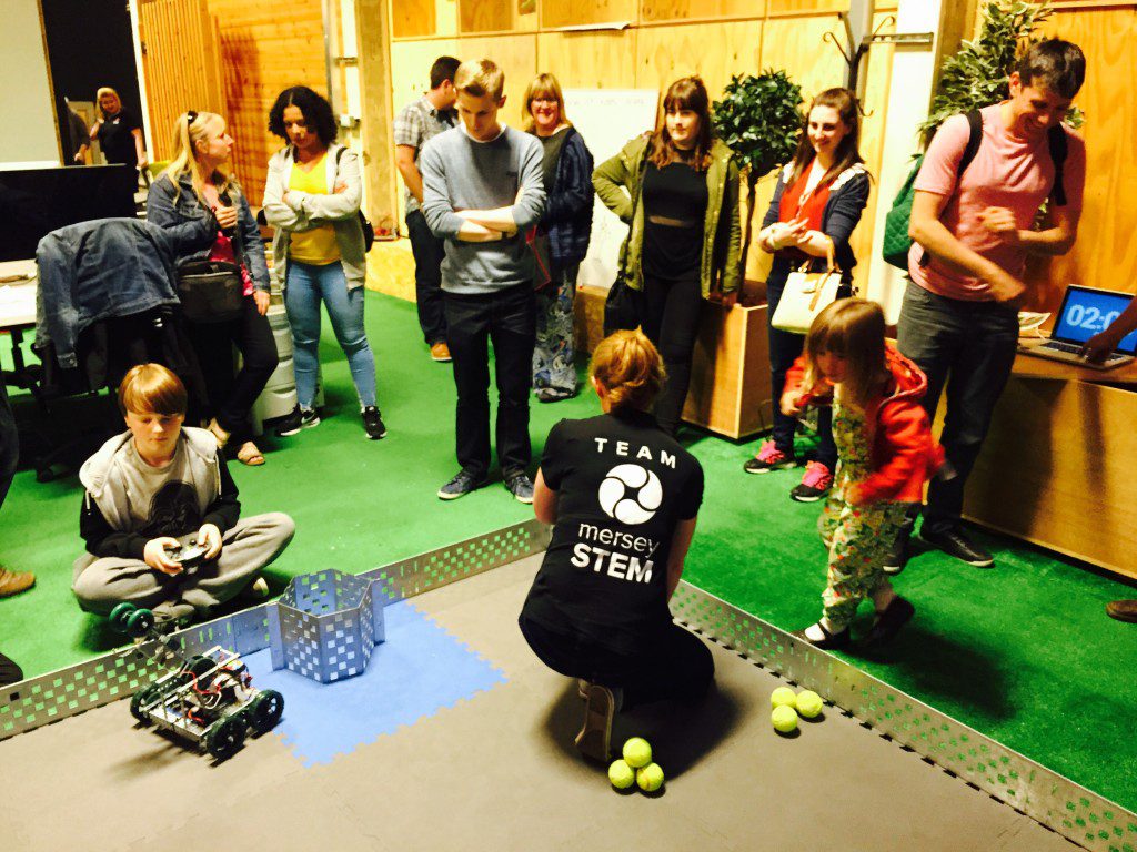 Liverpool ‘Loving’ MerseySTEM Robotics Challenge at LightNight Festival