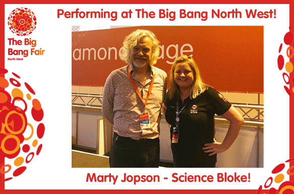 Big Bang North West: TV’s Marty Jopson performing The Science of Everyday Life!