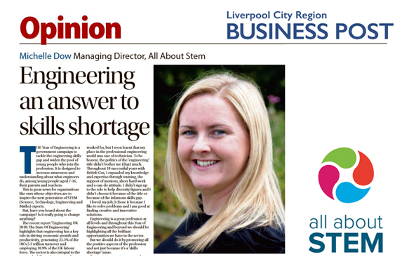 LCR Business Post: Michelle Dow “Engineering an answer to skills shortage”