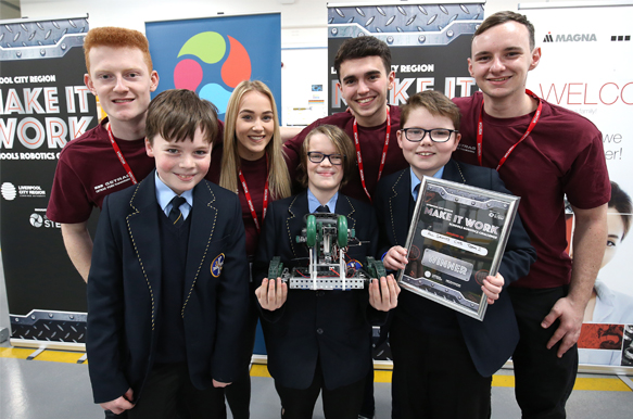 Liverpool City Region Make It Work Robotics Challenge: All Saints Catholic High School WIN!