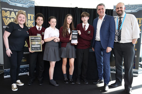 Archbishop Beck crowned LCR Make It Work Schools Robotics Challenge Champions!