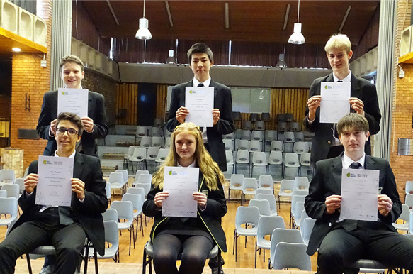 Stockport Grammar: Silver CREST Award Success!