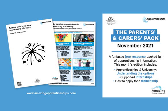 Amazing Apprenticeships: November Parent Pack