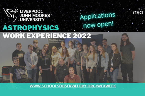 NSO: Astrophysics Work Experience 2022