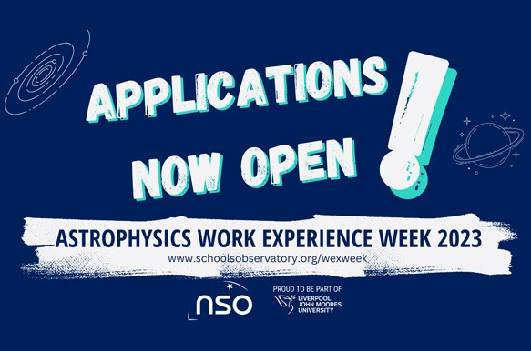 National Schools Observatory: Astrophysics Work Experience Week