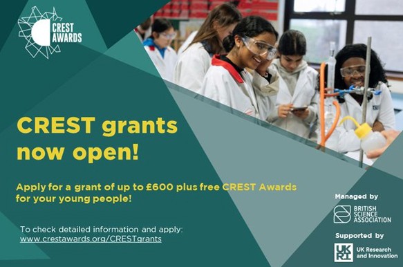 School CREST Awards Grants: Apply Now!